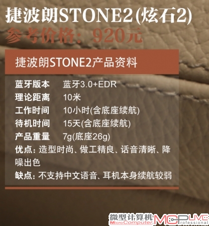 捷波朗STONE2产品资料